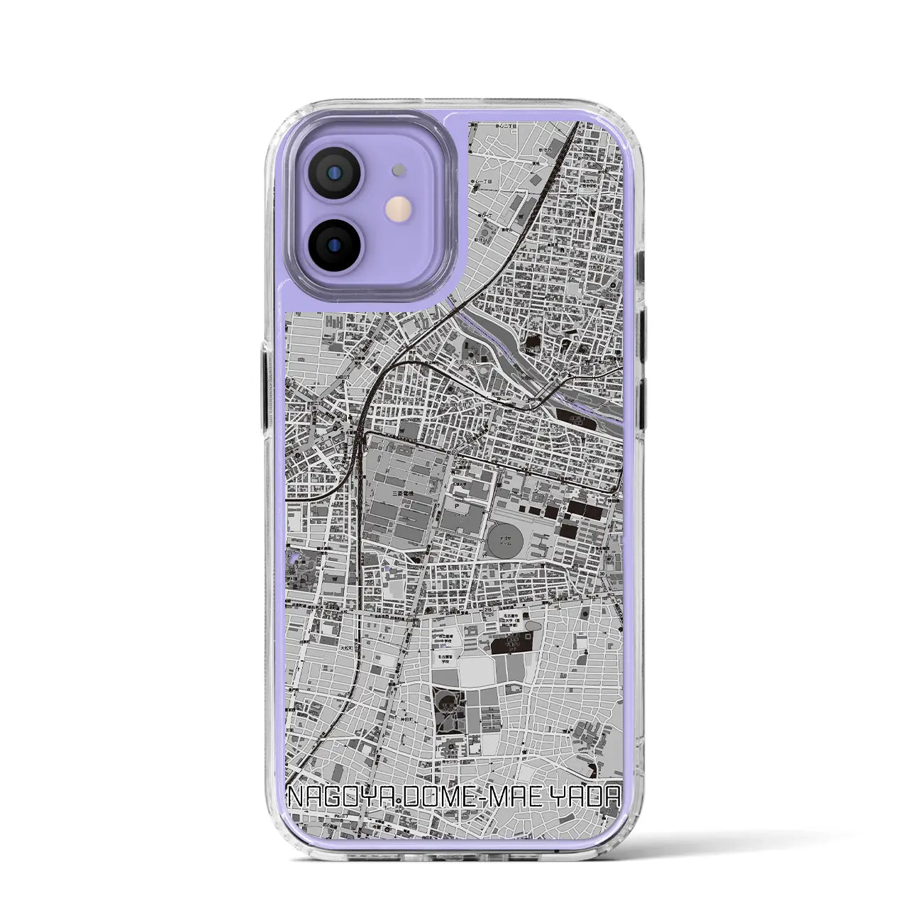 【ナゴヤドーム前矢田(愛知県)】地図柄iPhoneケース(MagSafeタイプ)