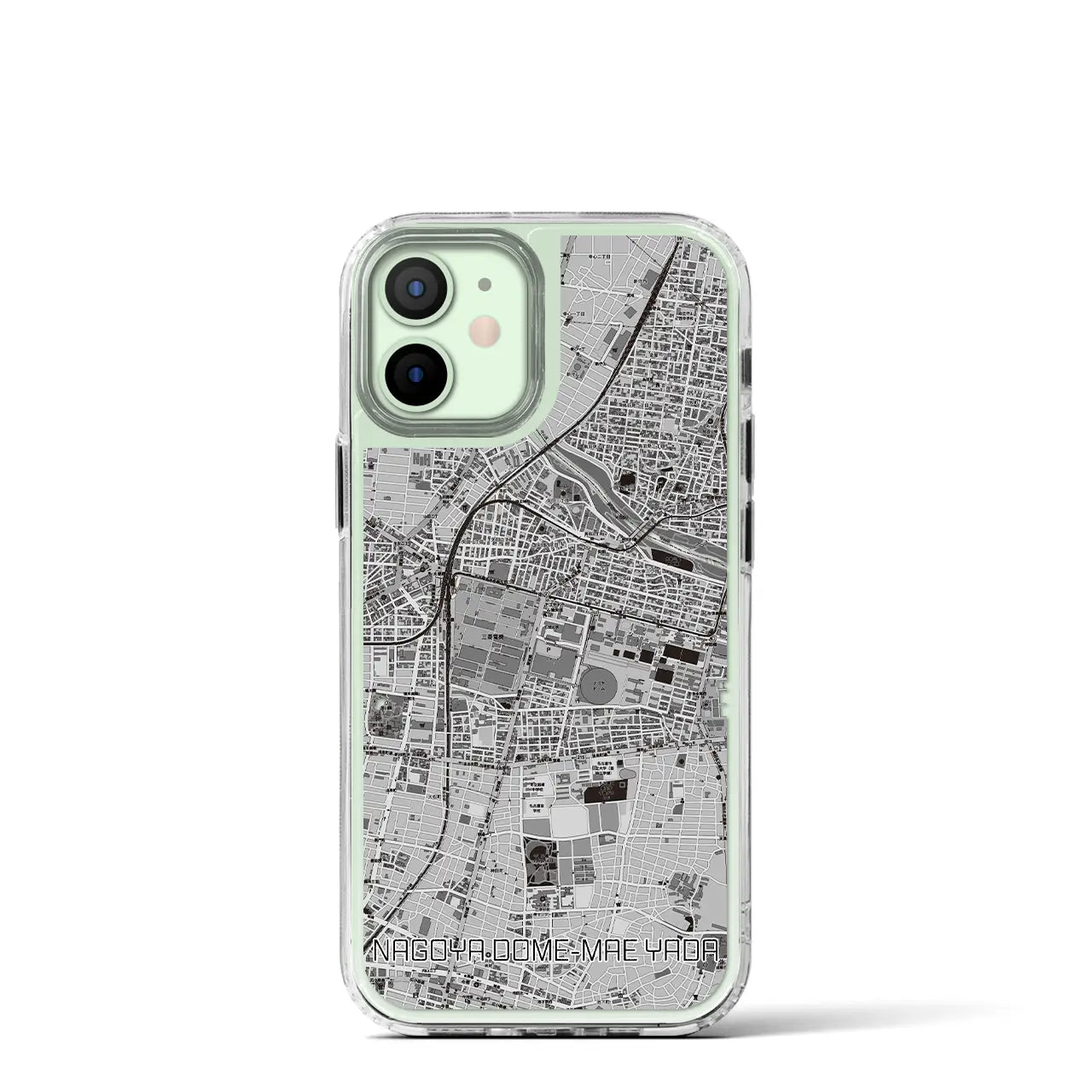 【ナゴヤドーム前矢田(愛知県)】地図柄iPhoneケース(MagSafeタイプ)