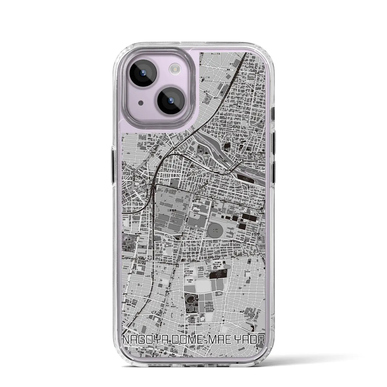 【ナゴヤドーム前矢田(愛知県)】地図柄iPhoneケース(MagSafeタイプ)