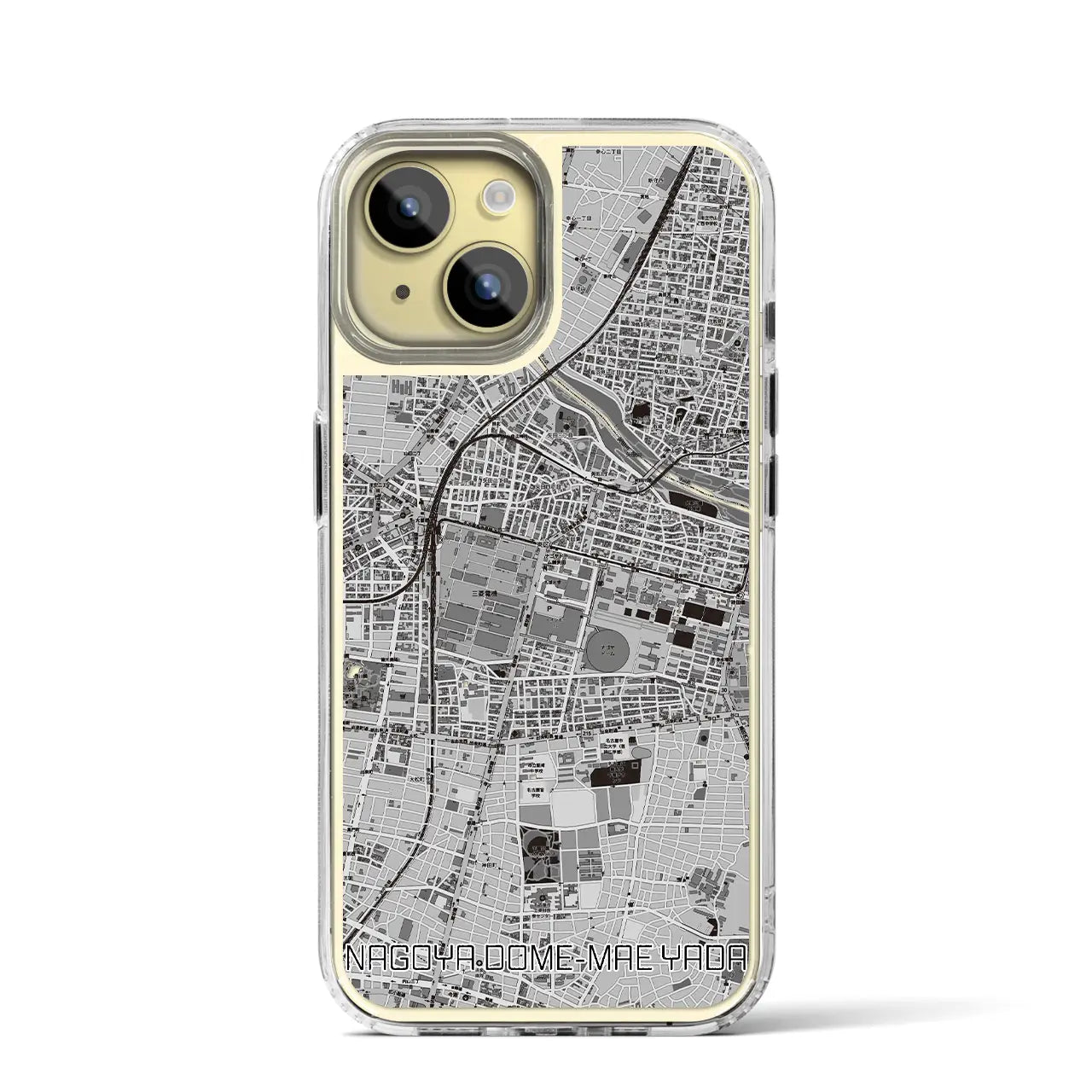 【ナゴヤドーム前矢田(愛知県)】地図柄iPhoneケース(MagSafeタイプ)
