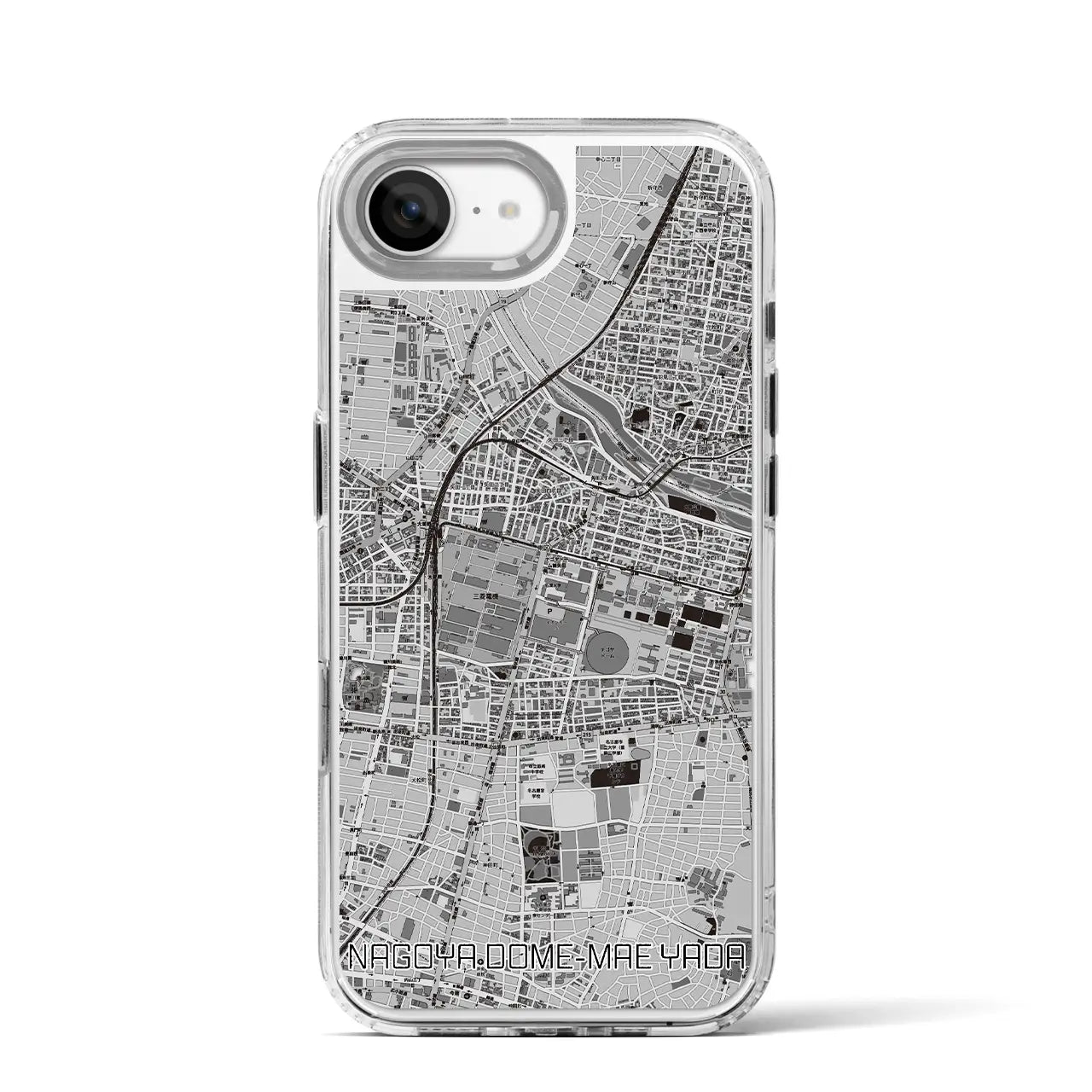 【ナゴヤドーム前矢田(愛知県)】地図柄iPhoneケース(MagSafeタイプ)