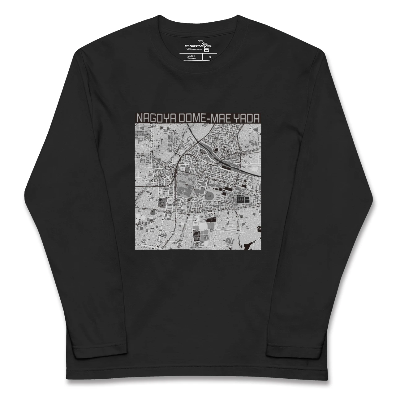 【ナゴヤドーム前矢田(愛知県)】地図柄ロングスリーブTシャツ