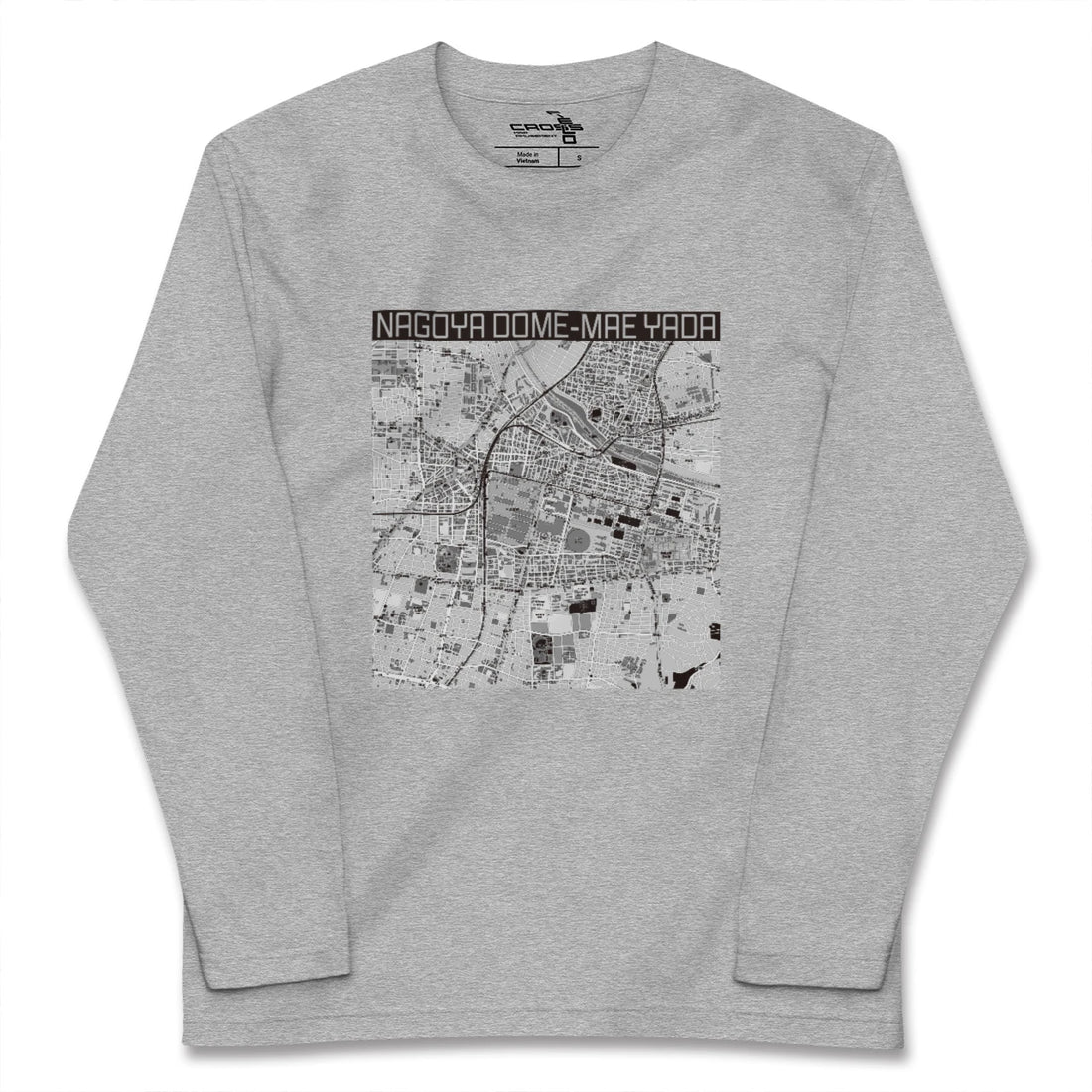 【ナゴヤドーム前矢田(愛知県)】地図柄ロングスリーブTシャツ