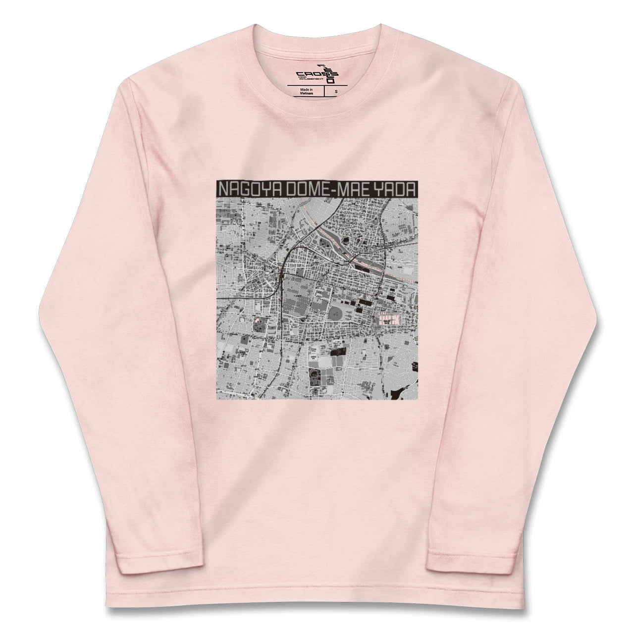 【ナゴヤドーム前矢田(愛知県)】地図柄ロングスリーブTシャツ