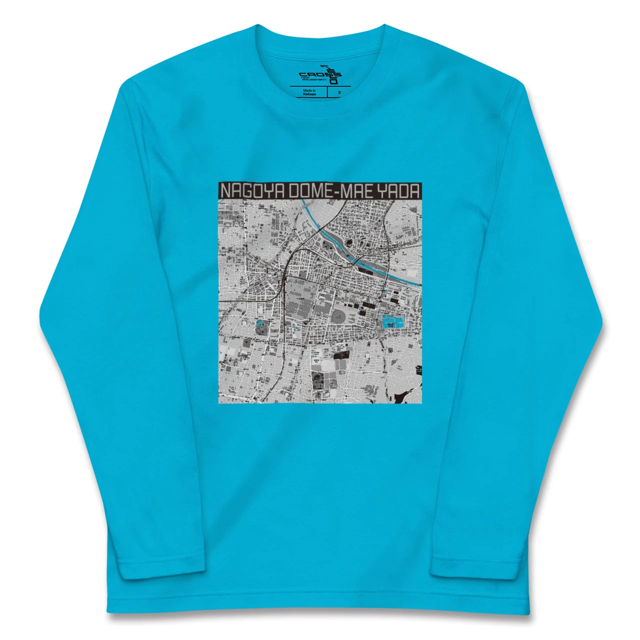 【ナゴヤドーム前矢田(愛知県)】地図柄ロングスリーブTシャツ