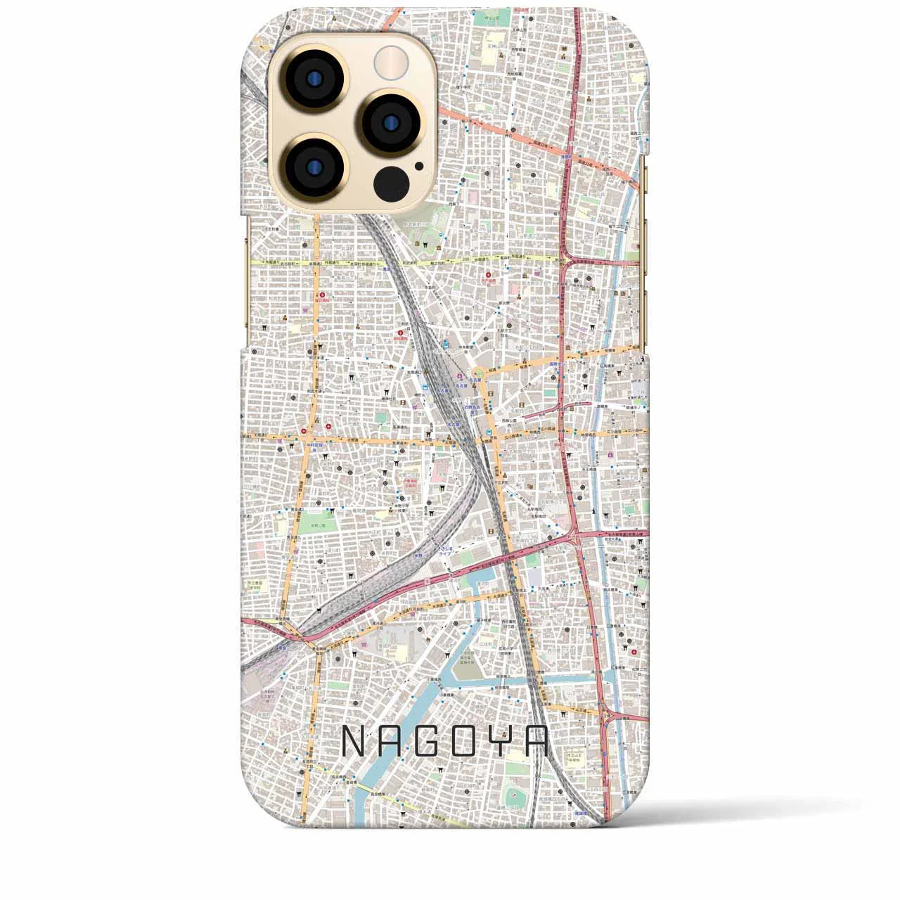 【名古屋2(愛知県)】地図柄iPhoneケース(バックカバータイプ)