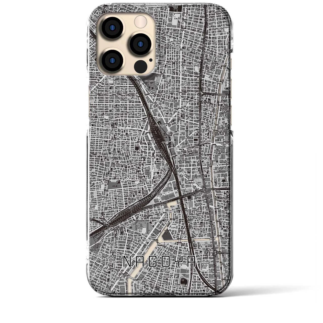 【名古屋2(愛知県)】地図柄iPhoneケース(クリアタイプ)