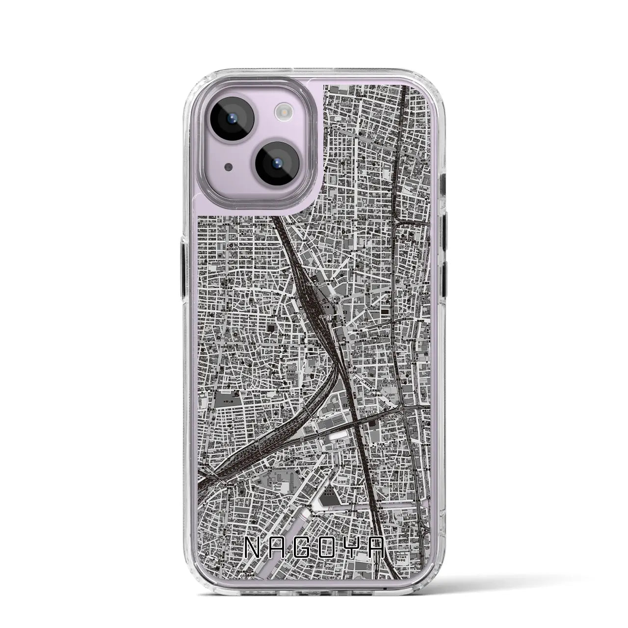 【名古屋2(愛知県)】地図柄iPhoneケース(MagSafeタイプ)