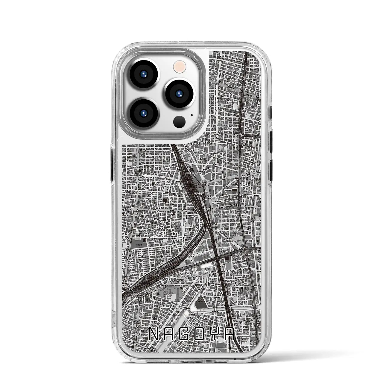 【名古屋2(愛知県)】地図柄iPhoneケース(MagSafeタイプ)