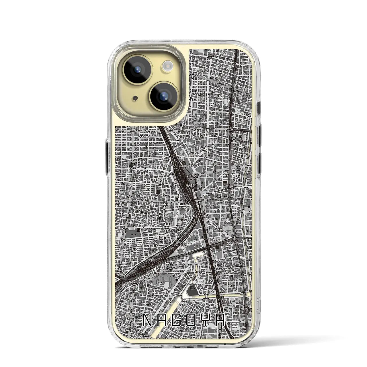 【名古屋2(愛知県)】地図柄iPhoneケース(MagSafeタイプ)