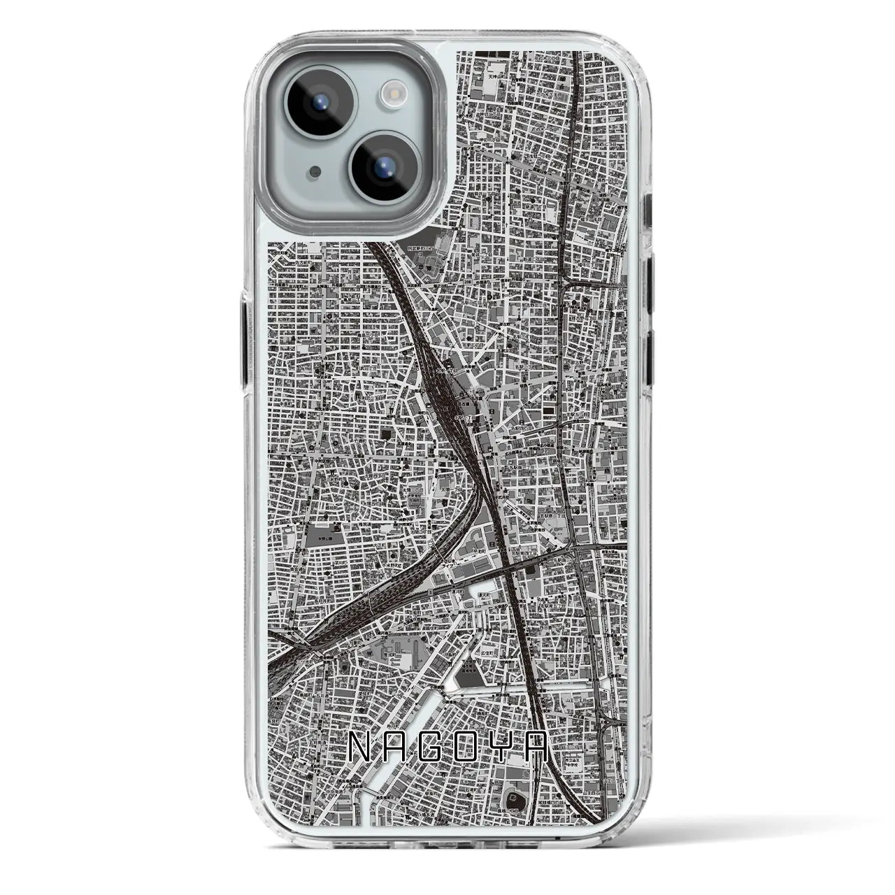 【名古屋2(愛知県)】地図柄iPhoneケース(MagSafeタイプ)