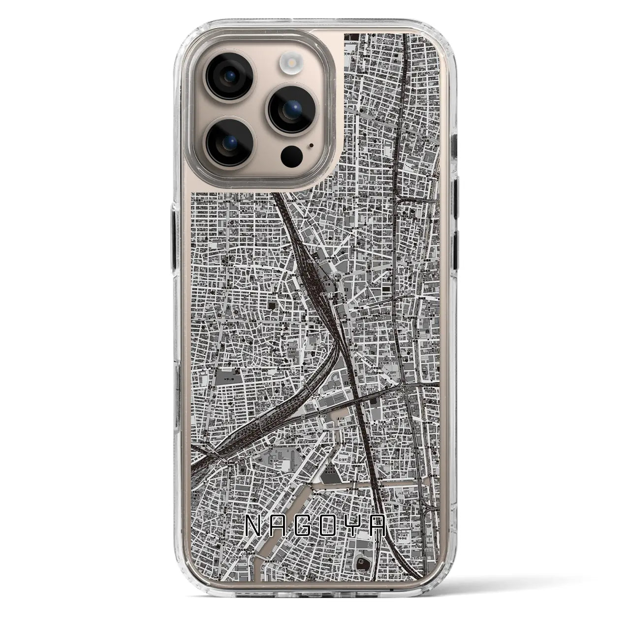 【名古屋2(愛知県)】地図柄iPhoneケース(MagSafeタイプ)
