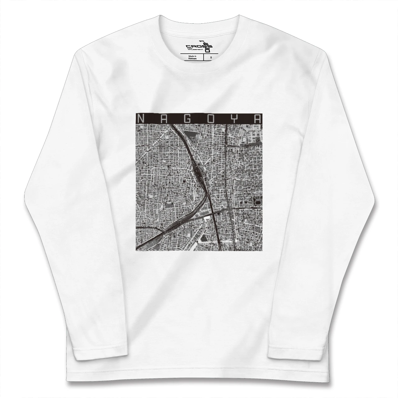 【名古屋2(愛知県)】地図柄ロングスリーブTシャツ