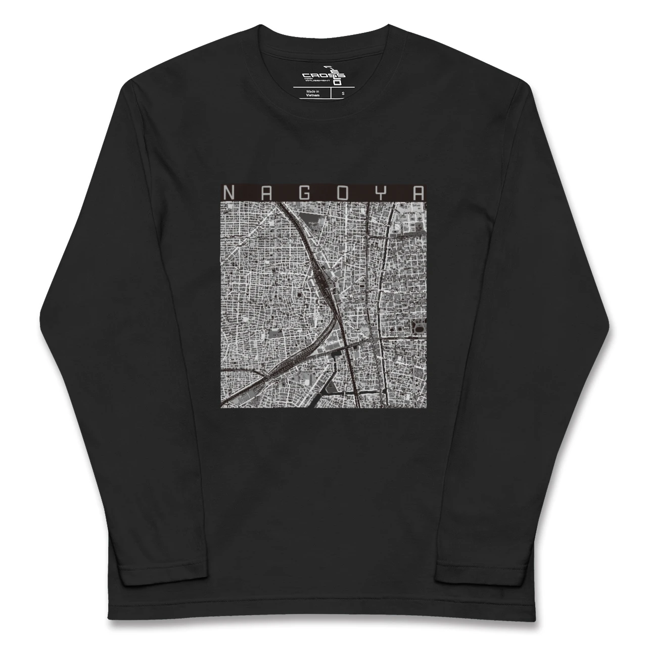 【名古屋2(愛知県)】地図柄ロングスリーブTシャツ