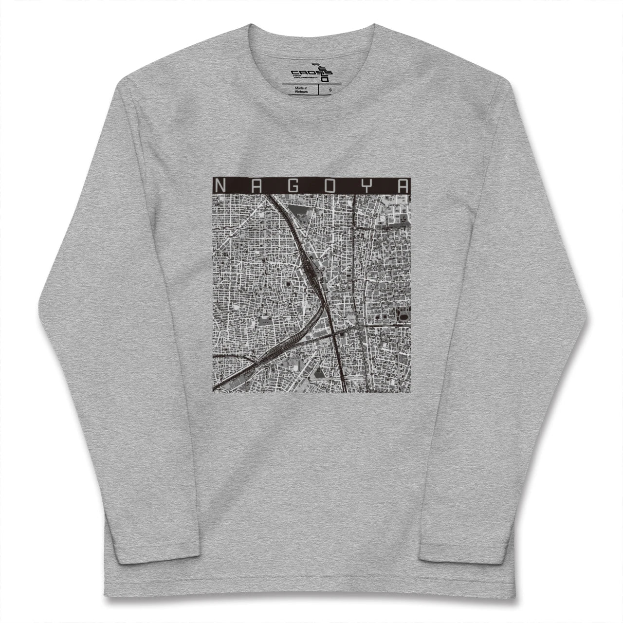 【名古屋2(愛知県)】地図柄ロングスリーブTシャツ