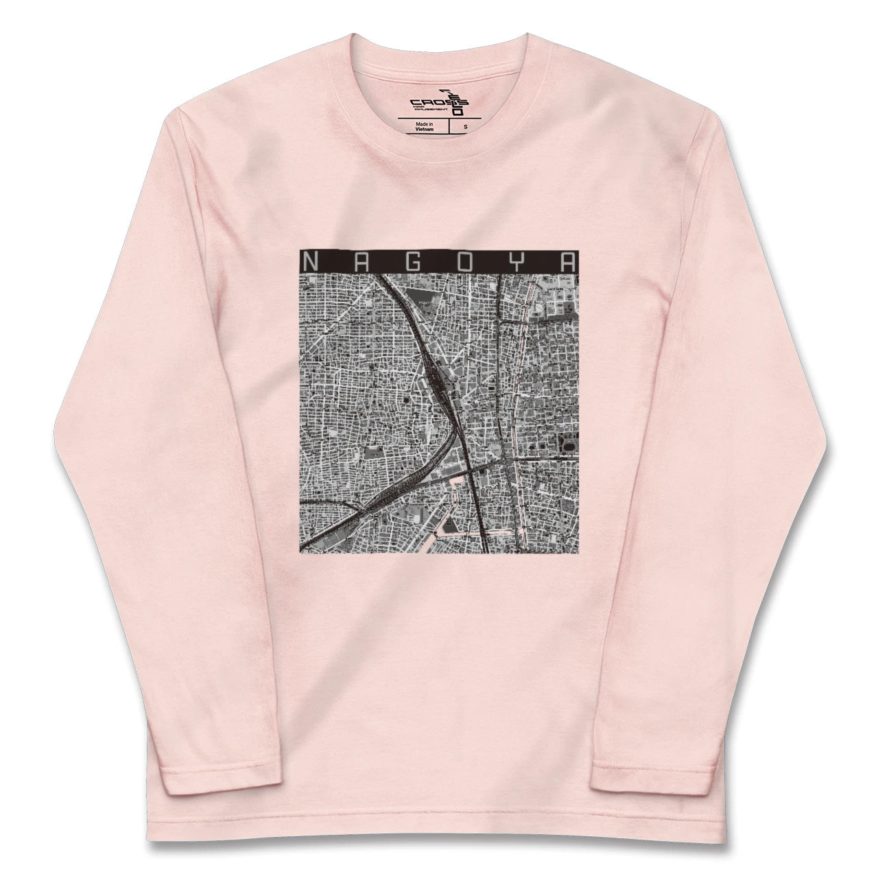 【名古屋2(愛知県)】地図柄ロングスリーブTシャツ