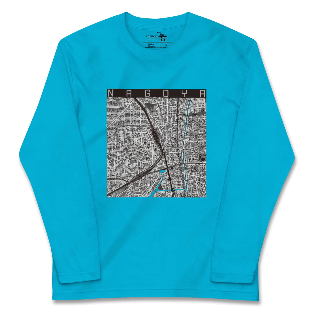 【名古屋2(愛知県)】地図柄ロングスリーブTシャツ
