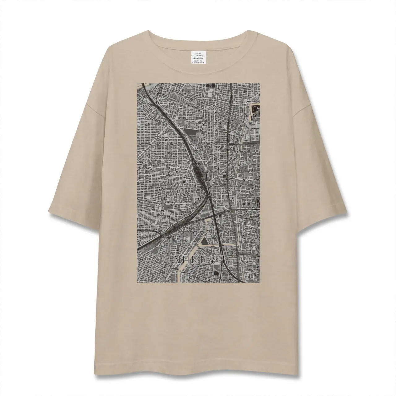 【名古屋2(愛知県)】地図柄ビッグシルエットTシャツ