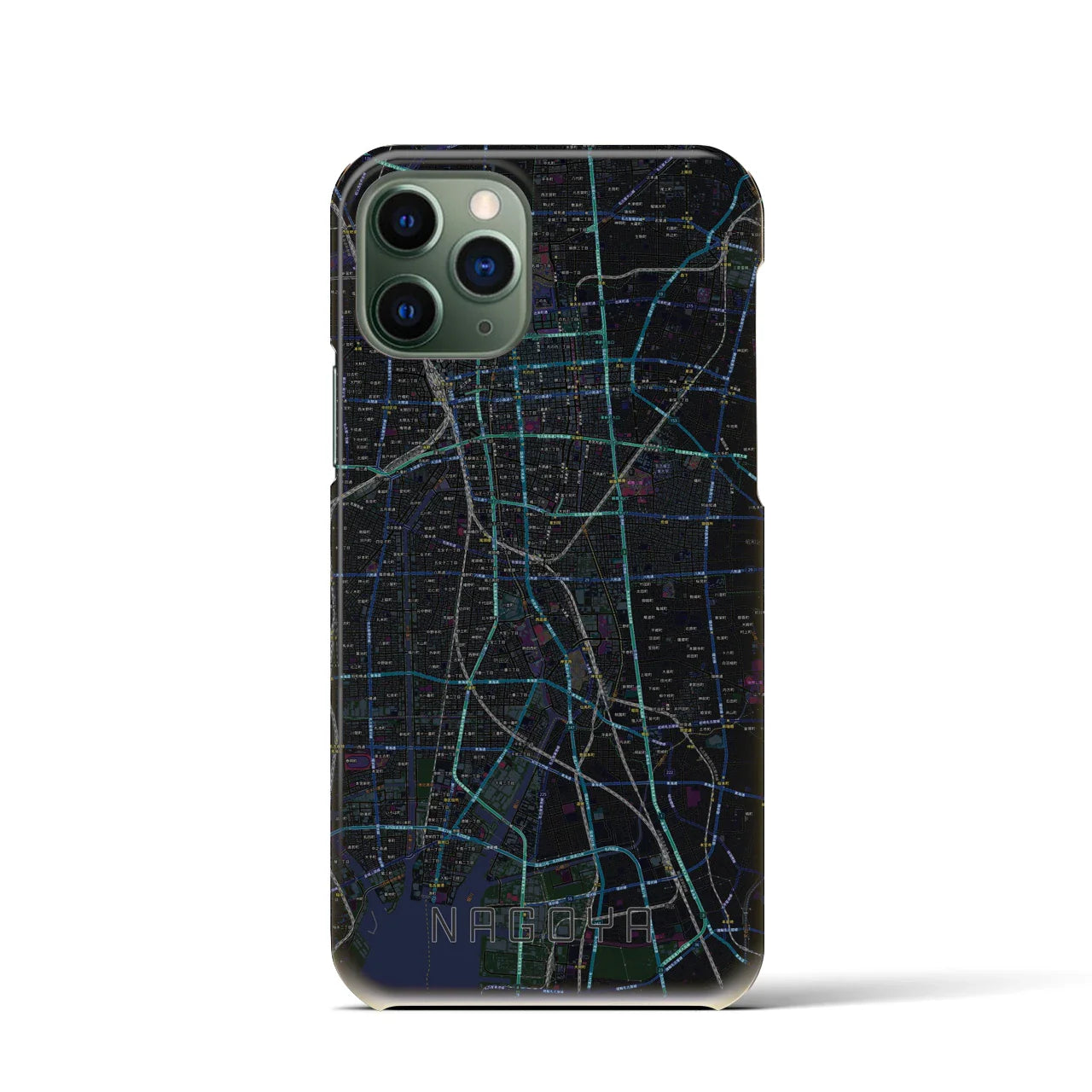【名古屋(愛知県)】地図柄iPhoneケース(バックカバータイプ)