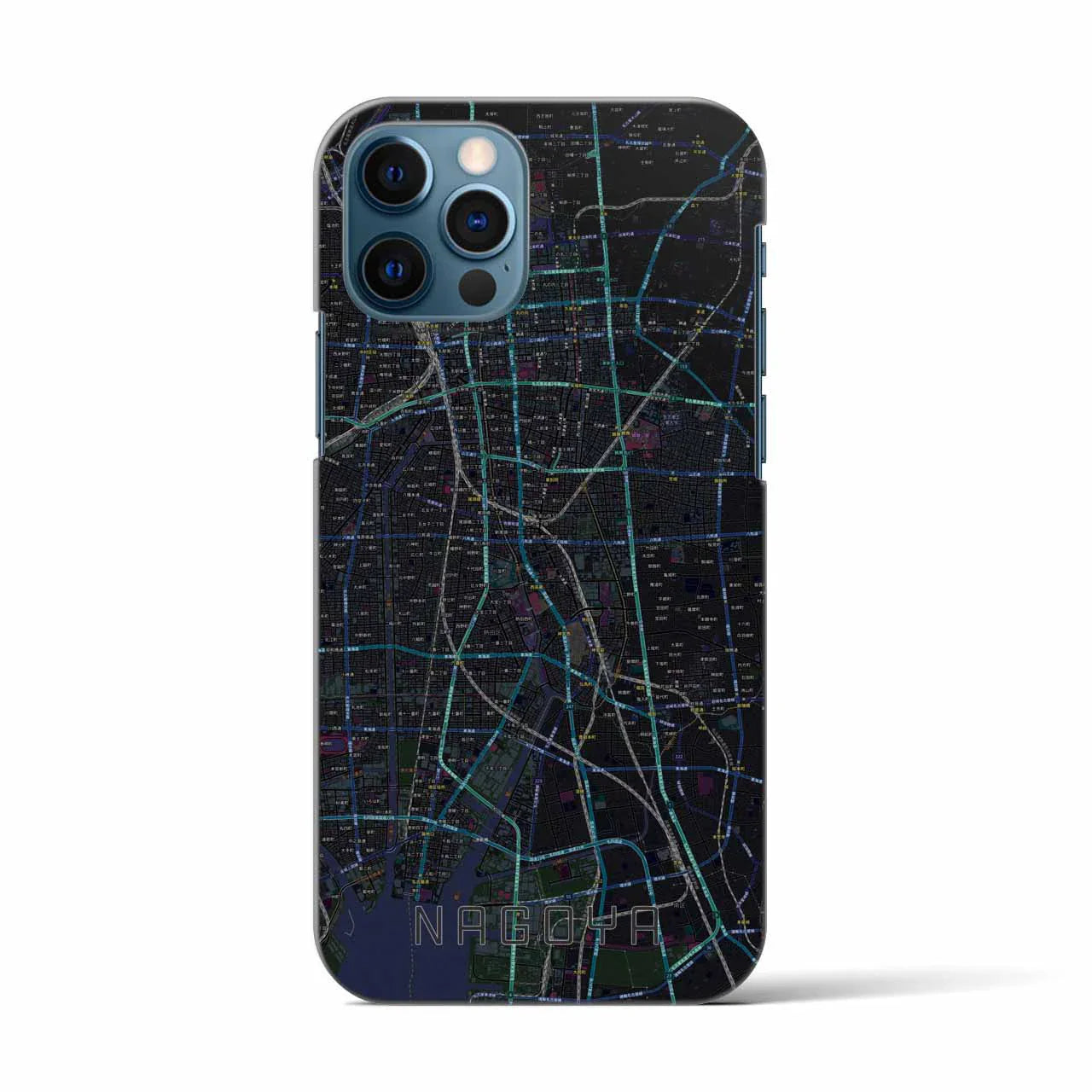 【名古屋(愛知県)】地図柄iPhoneケース(バックカバータイプ)