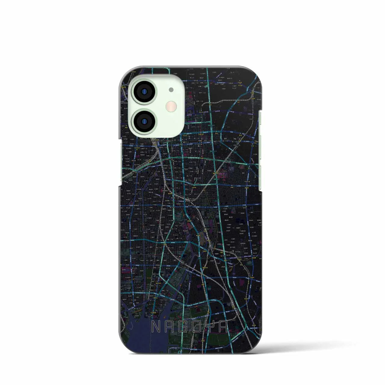 【名古屋(愛知県)】地図柄iPhoneケース(バックカバータイプ)