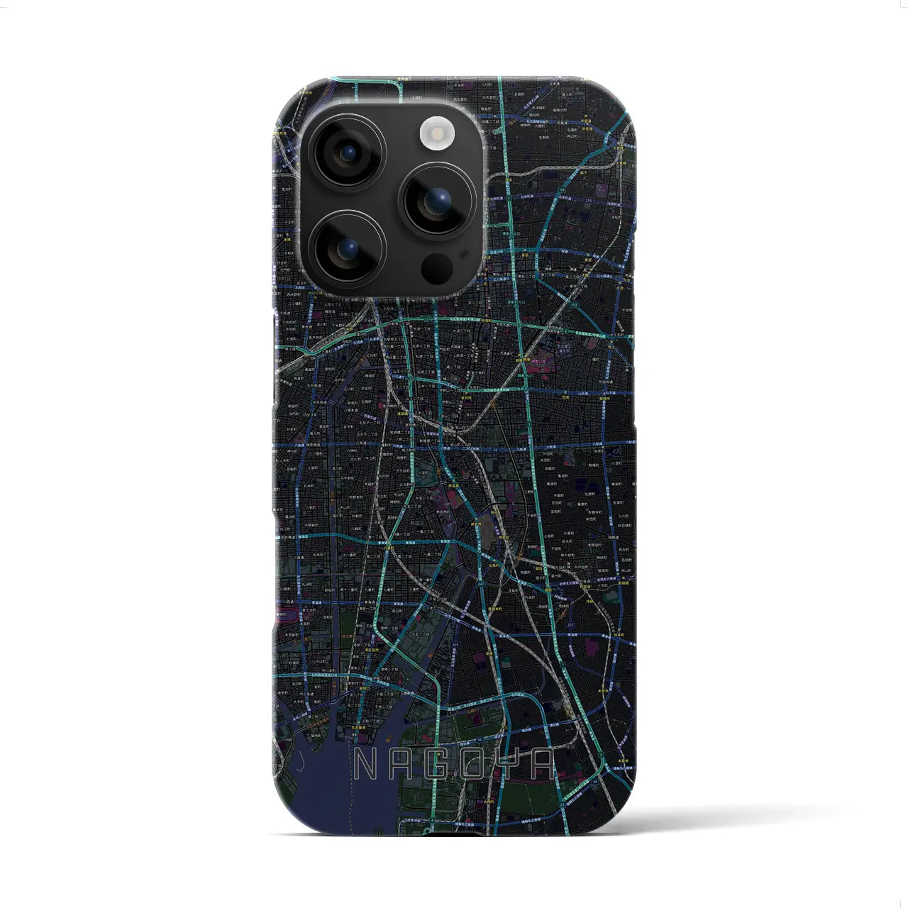 【名古屋(愛知県)】地図柄iPhoneケース(バックカバータイプ)