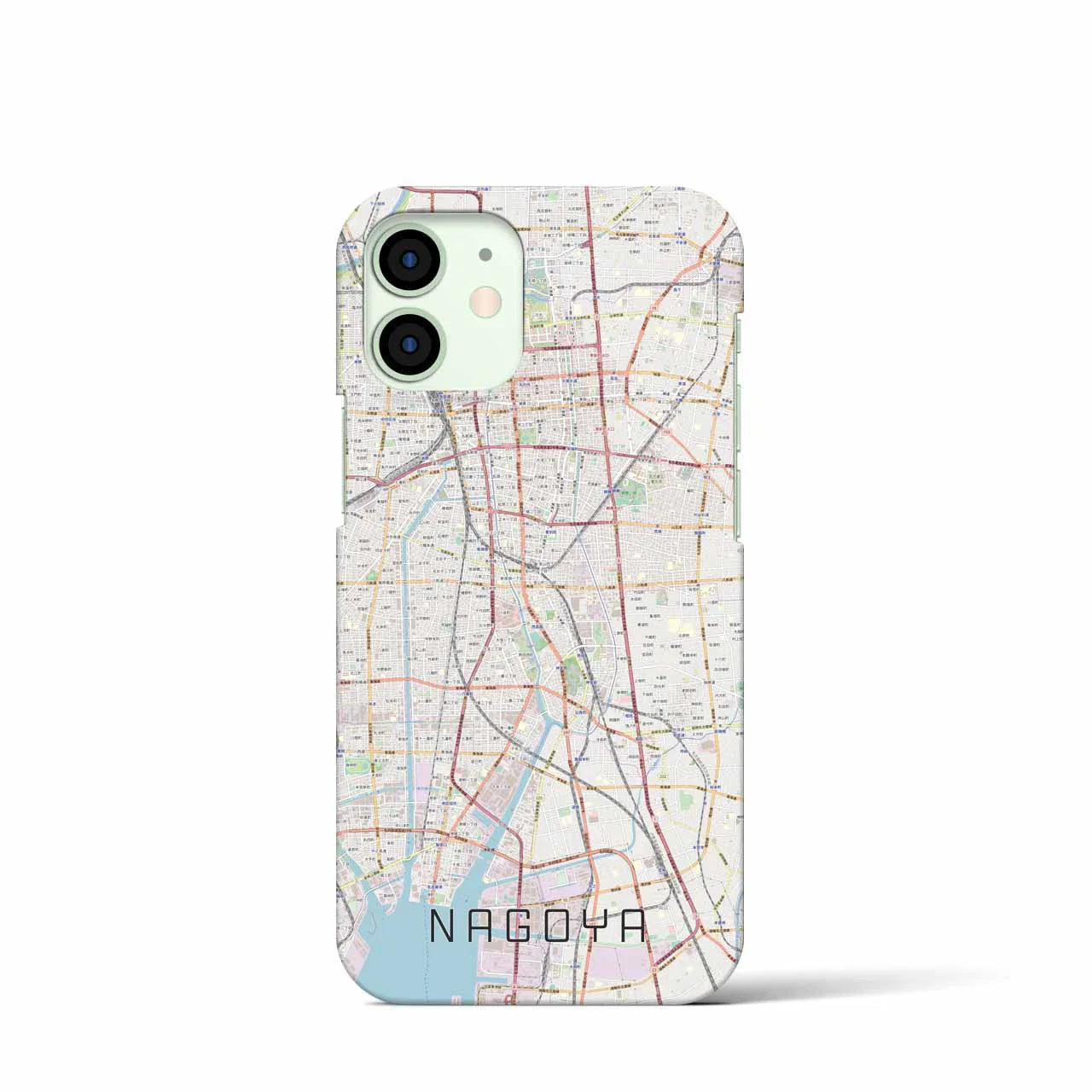 【名古屋(愛知県)】地図柄iPhoneケース(バックカバータイプ)