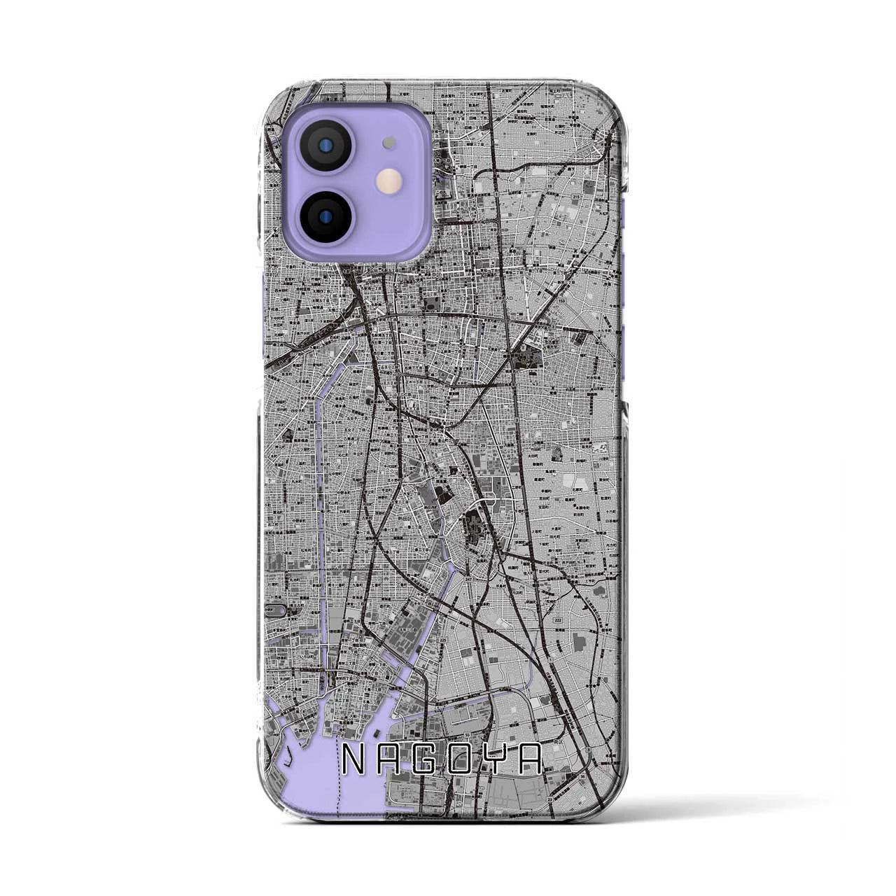 【名古屋(愛知県)】地図柄iPhoneケース(クリアタイプ)