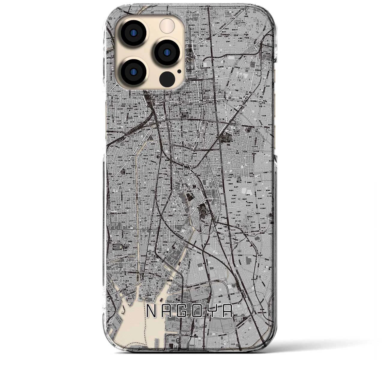 【名古屋(愛知県)】地図柄iPhoneケース(クリアタイプ)