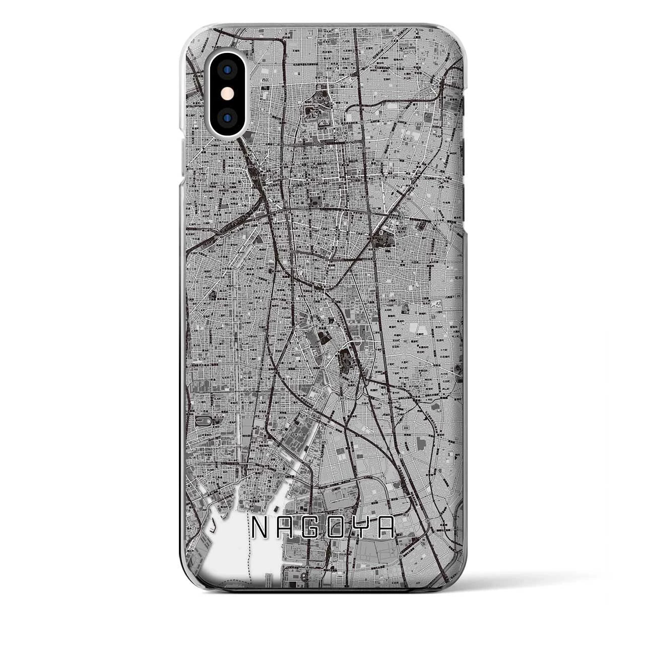 【名古屋(愛知県)】地図柄iPhoneケース(クリアタイプ)