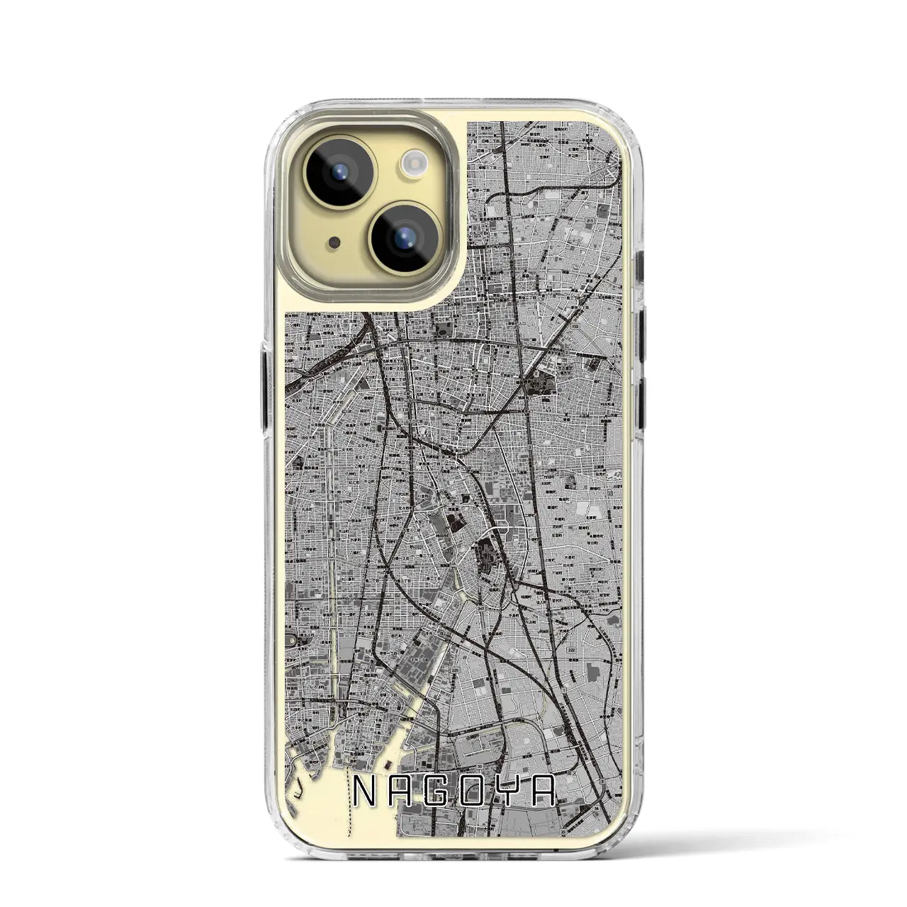 【名古屋(愛知県)】地図柄iPhoneケース(MagSafeタイプ)