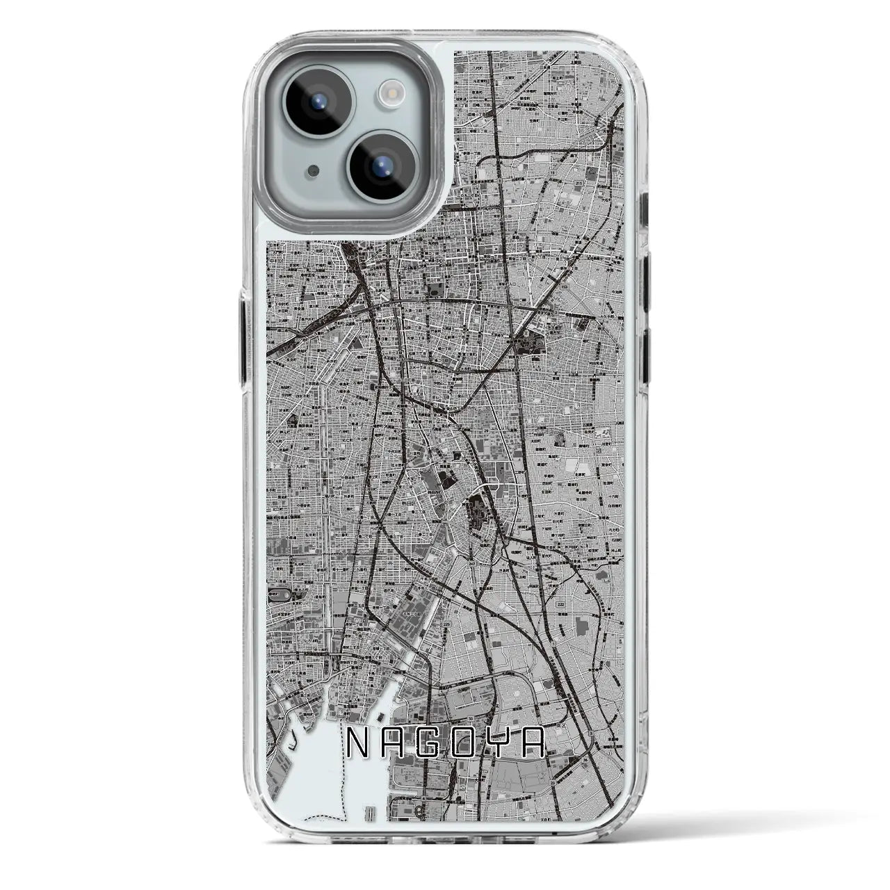 【名古屋(愛知県)】地図柄iPhoneケース(MagSafeタイプ)