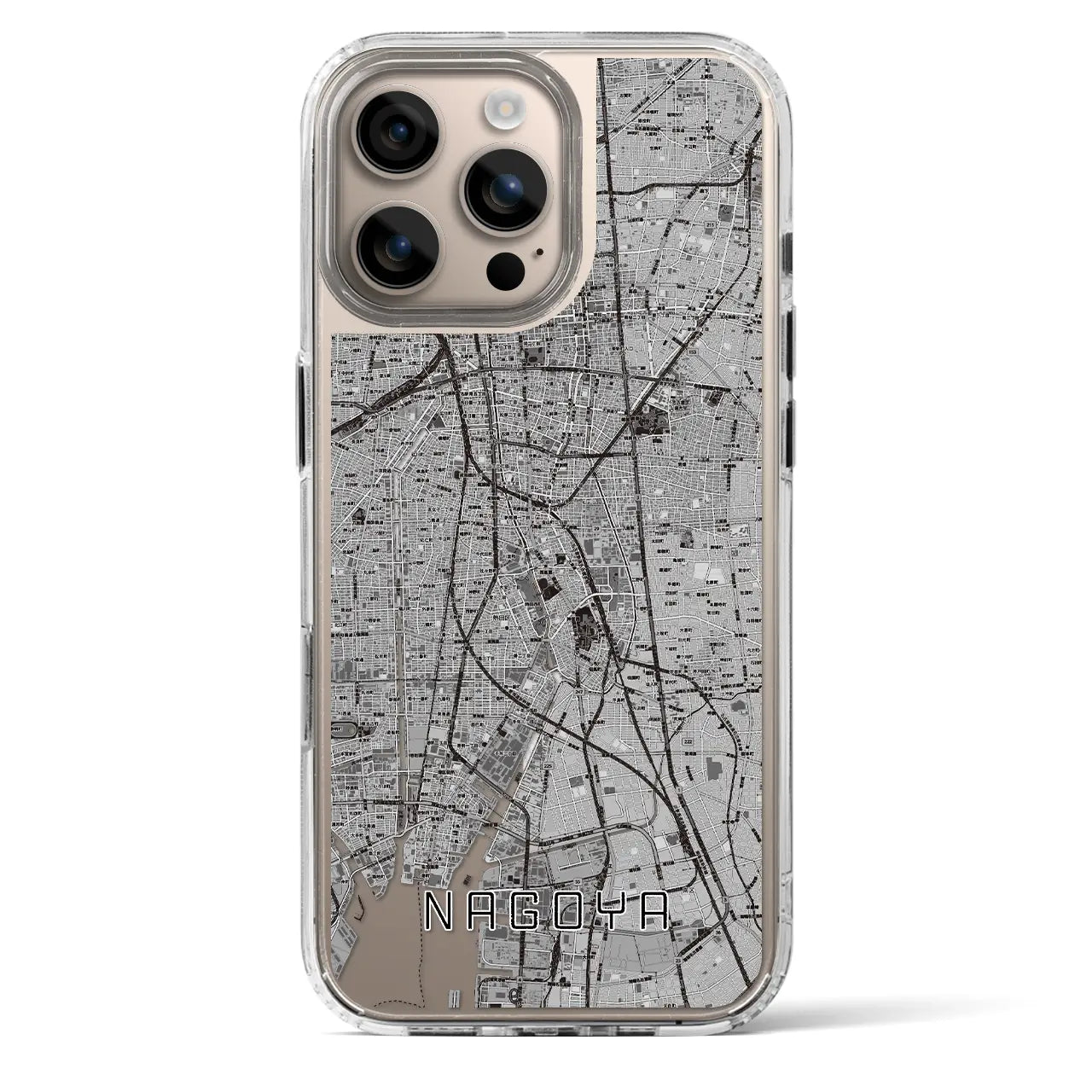 【名古屋(愛知県)】地図柄iPhoneケース(MagSafeタイプ)