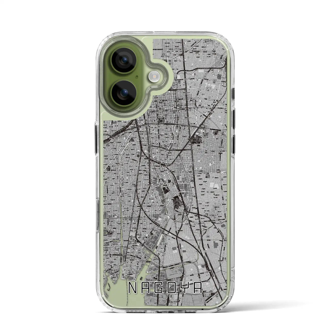 【名古屋(愛知県)】地図柄iPhoneケース(MagSafeタイプ)