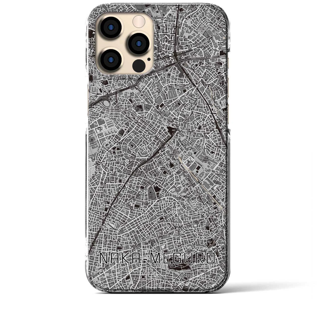 【中目黒(東京都)】地図柄iPhoneケース(クリアタイプ)