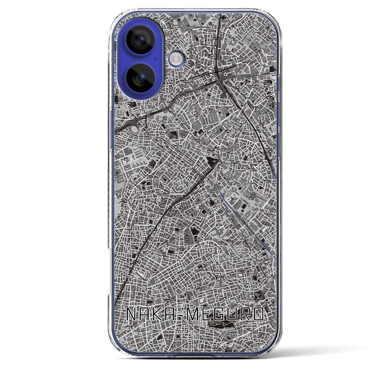 【中目黒(東京都)】地図柄iPhoneケース(クリアタイプ)