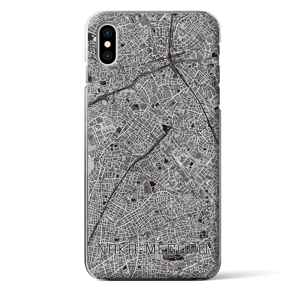 【中目黒(東京都)】地図柄iPhoneケース(クリアタイプ)