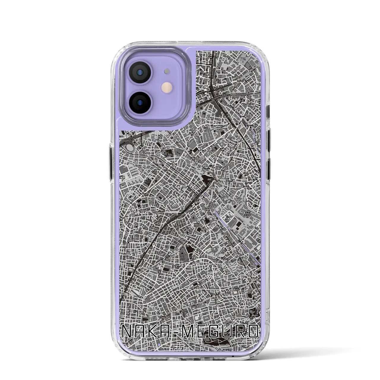 【中目黒(東京都)】地図柄iPhoneケース(MagSafeタイプ)
