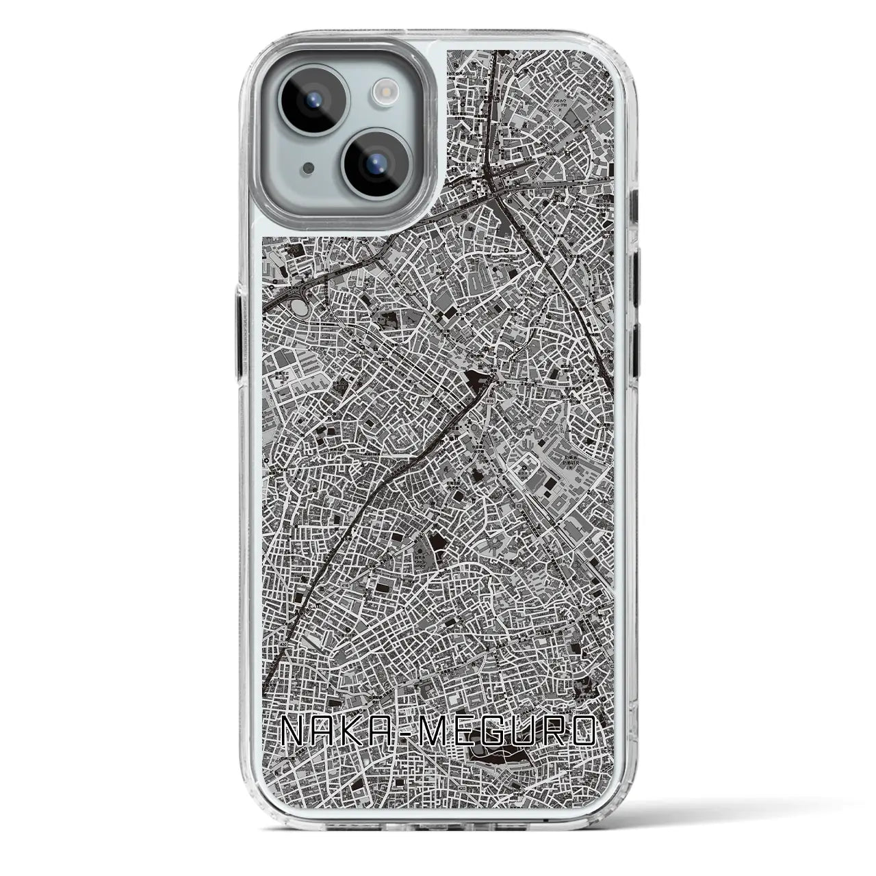 【中目黒(東京都)】地図柄iPhoneケース(MagSafeタイプ)