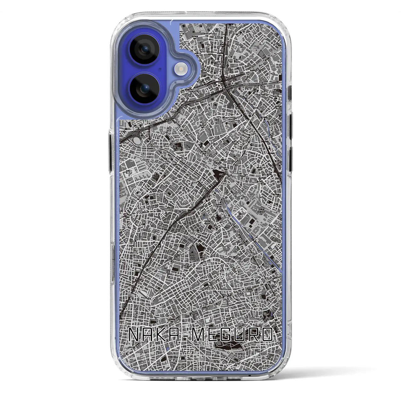 【中目黒(東京都)】地図柄iPhoneケース(MagSafeタイプ)