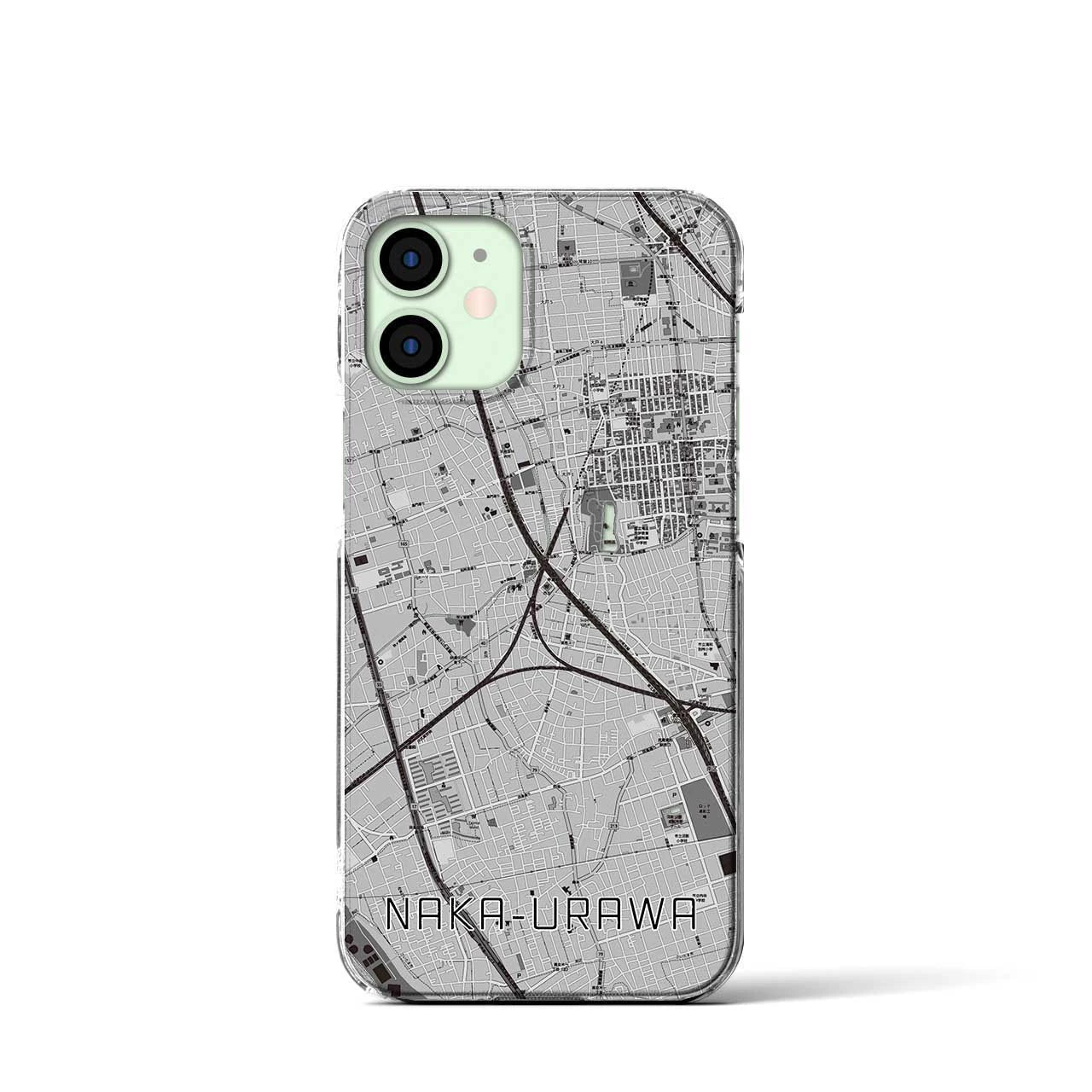 【中浦和(埼玉県)】地図柄iPhoneケース(クリアタイプ)