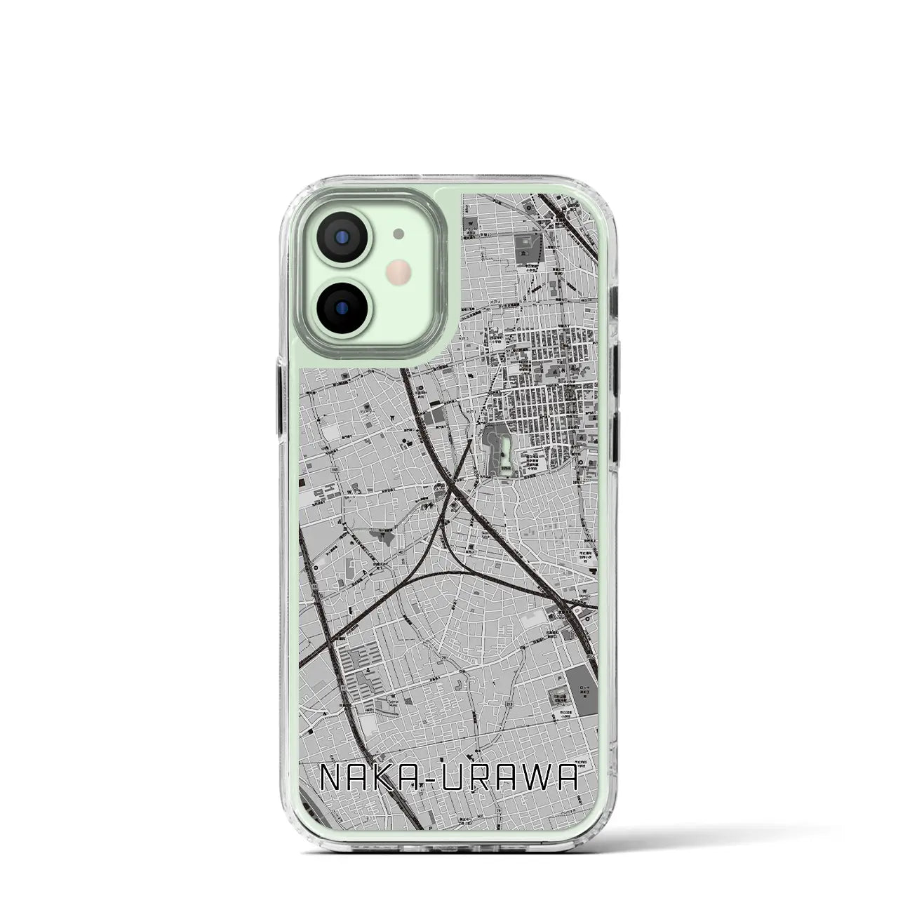 【中浦和(埼玉県)】地図柄iPhoneケース(MagSafeタイプ)