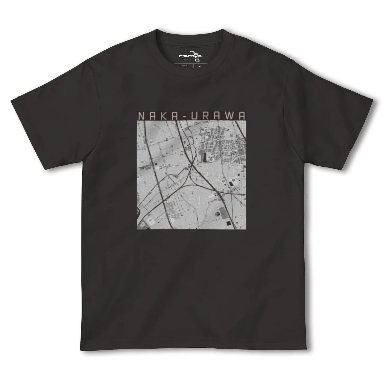 【中浦和(埼玉県)】地図柄ヘビーウェイトTシャツ