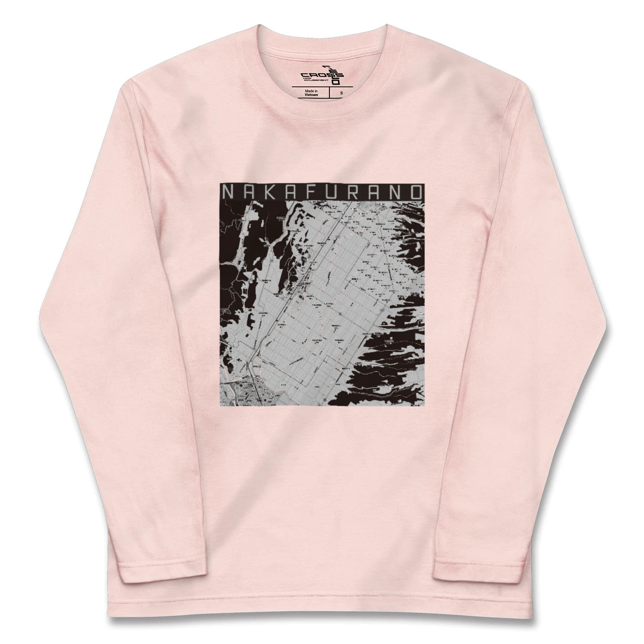 【中富良野(北海道)】地図柄ロングスリーブTシャツ