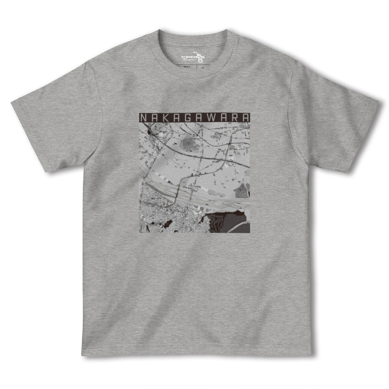 【中河原(東京都)】地図柄ヘビーウェイトTシャツ