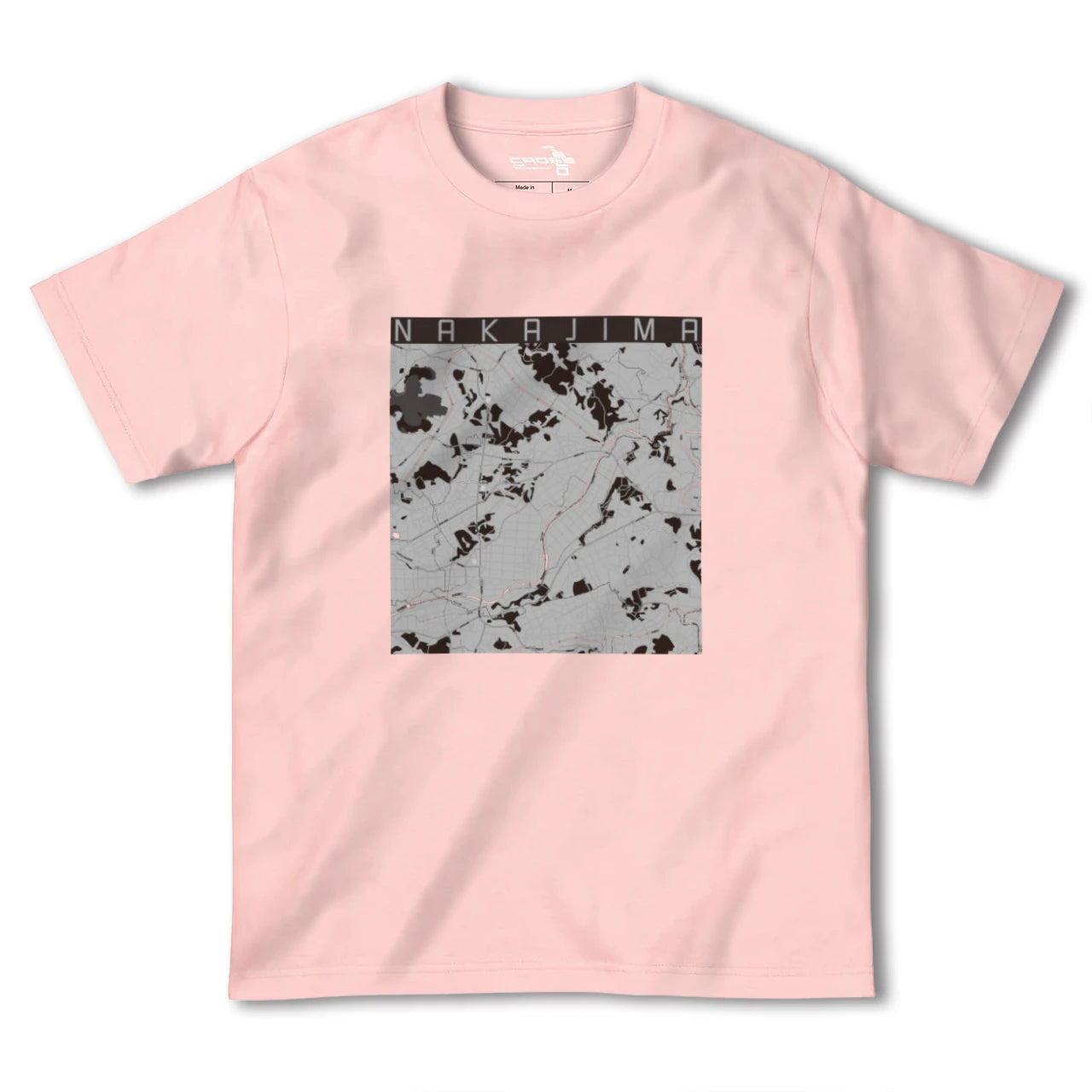 【中島(福島県)】地図柄ヘビーウェイトTシャツ