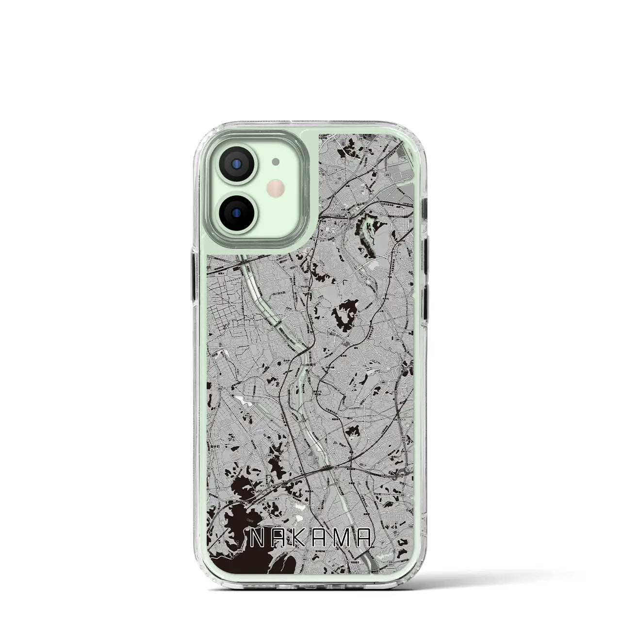 【中間(福岡県)】地図柄iPhoneケース(MagSafeタイプ)