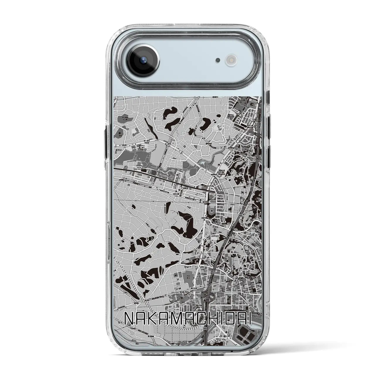 【仲町台(神奈川県)】地図柄iPhoneケース(MagSafeタイプ)