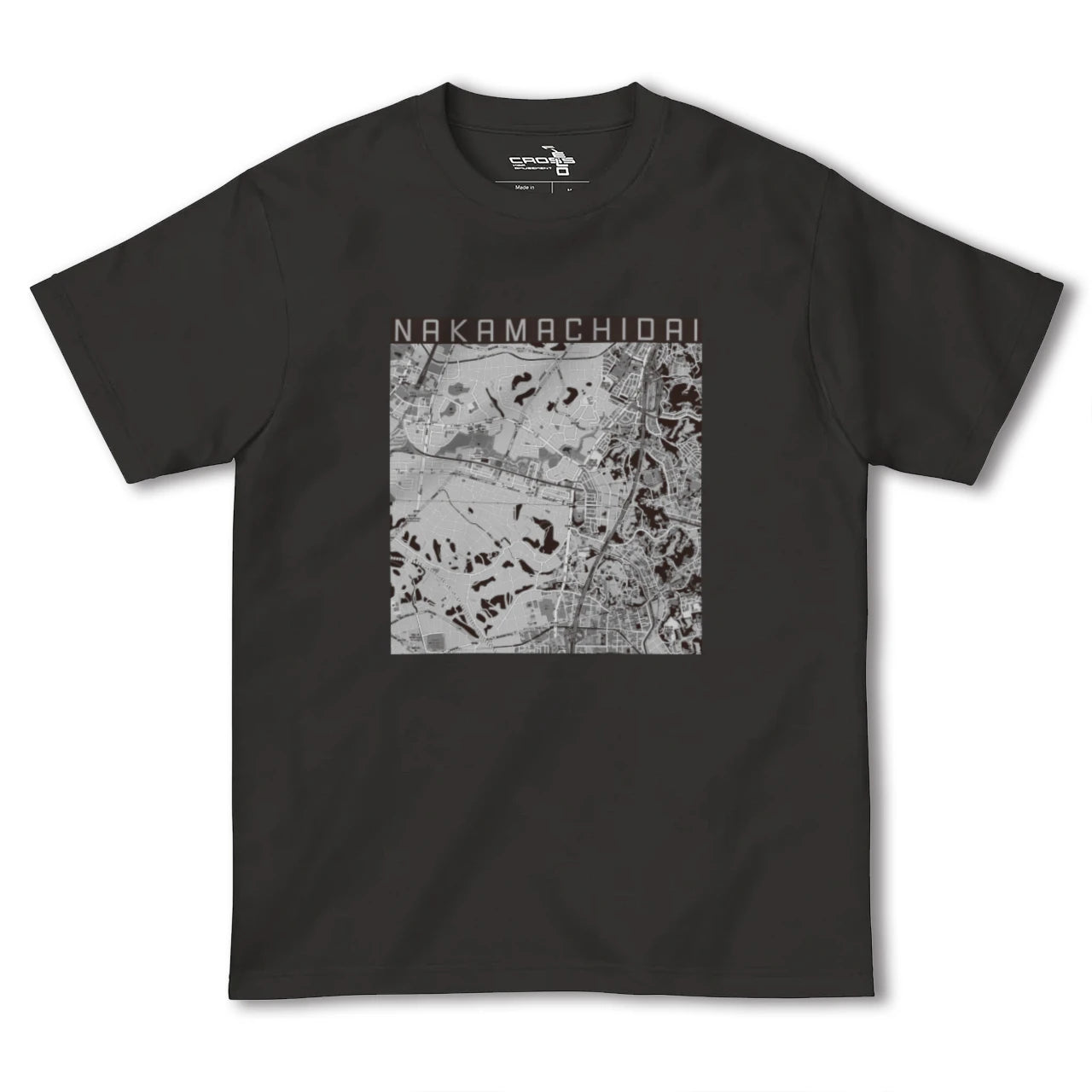 【仲町台(神奈川県)】地図柄ヘビーウェイトTシャツ
