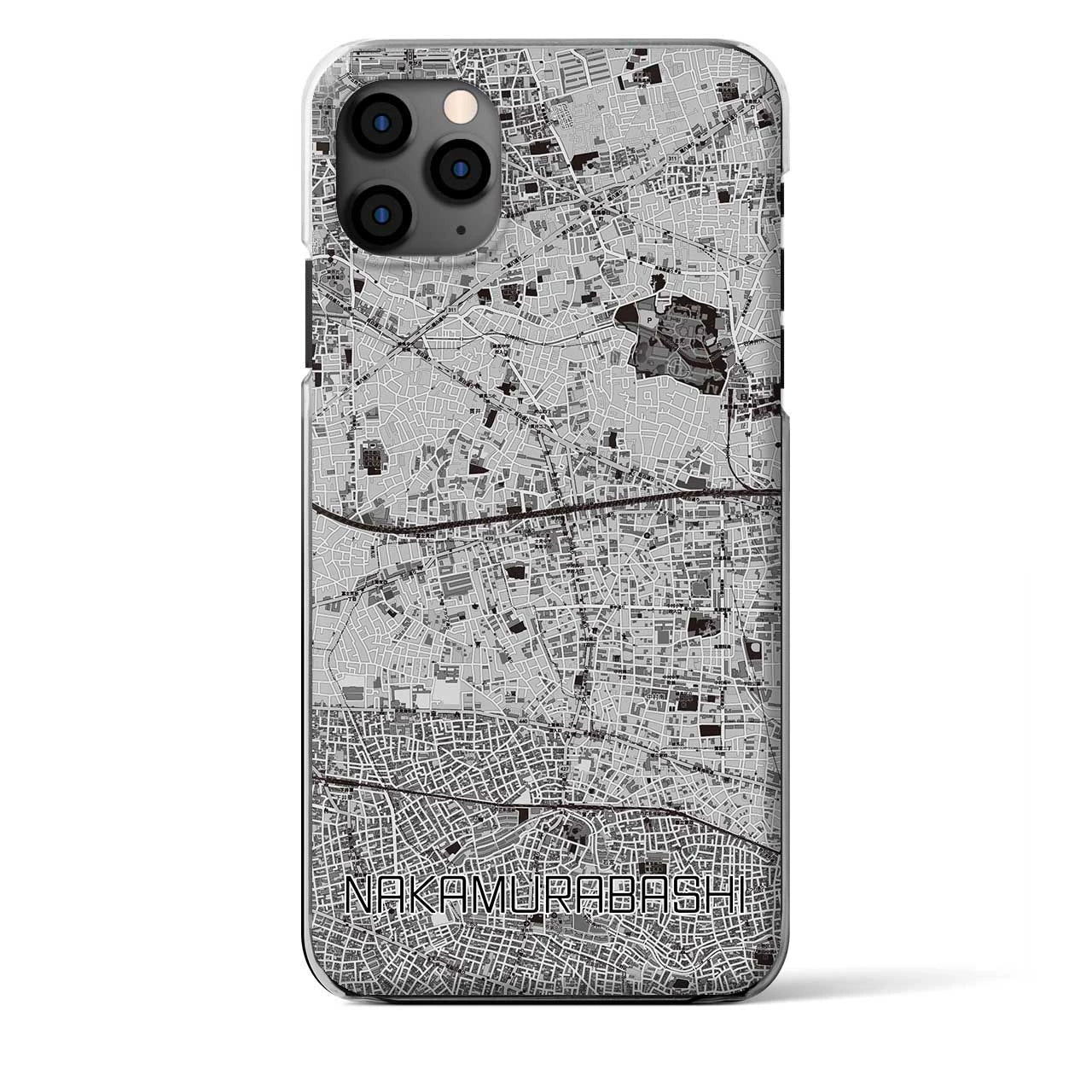 【中村橋(東京都)】地図柄iPhoneケース(クリアタイプ)